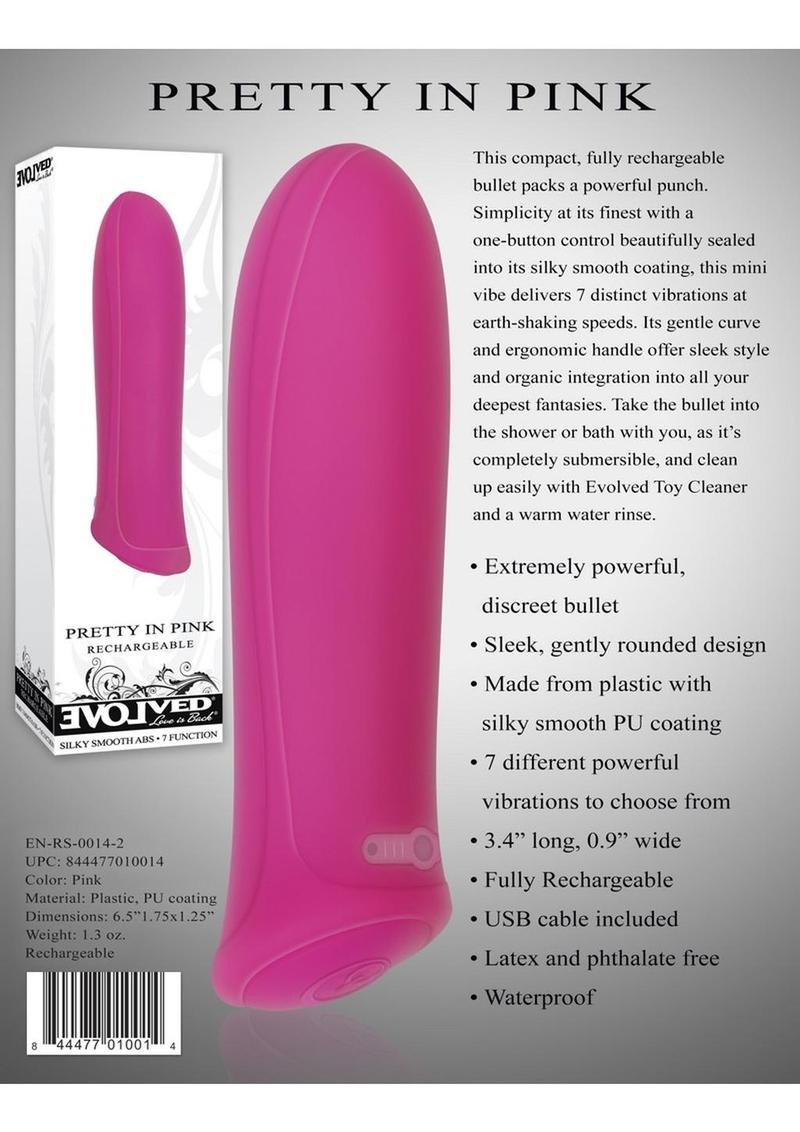 Pretty In Pink Rechargeable Bullet Vibrator