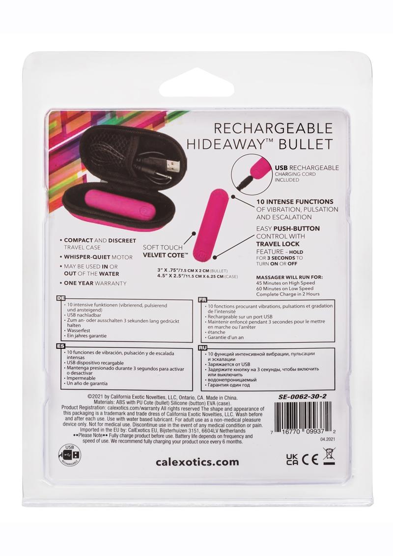 Rechargeable Hideaway Bullet Vibrator - Deluxe