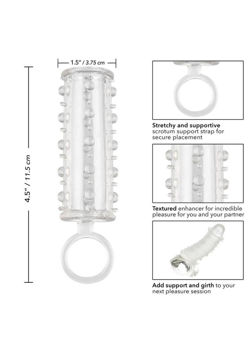 Sensation Enhancer Penis Sleeve with Scrotum Support Ring