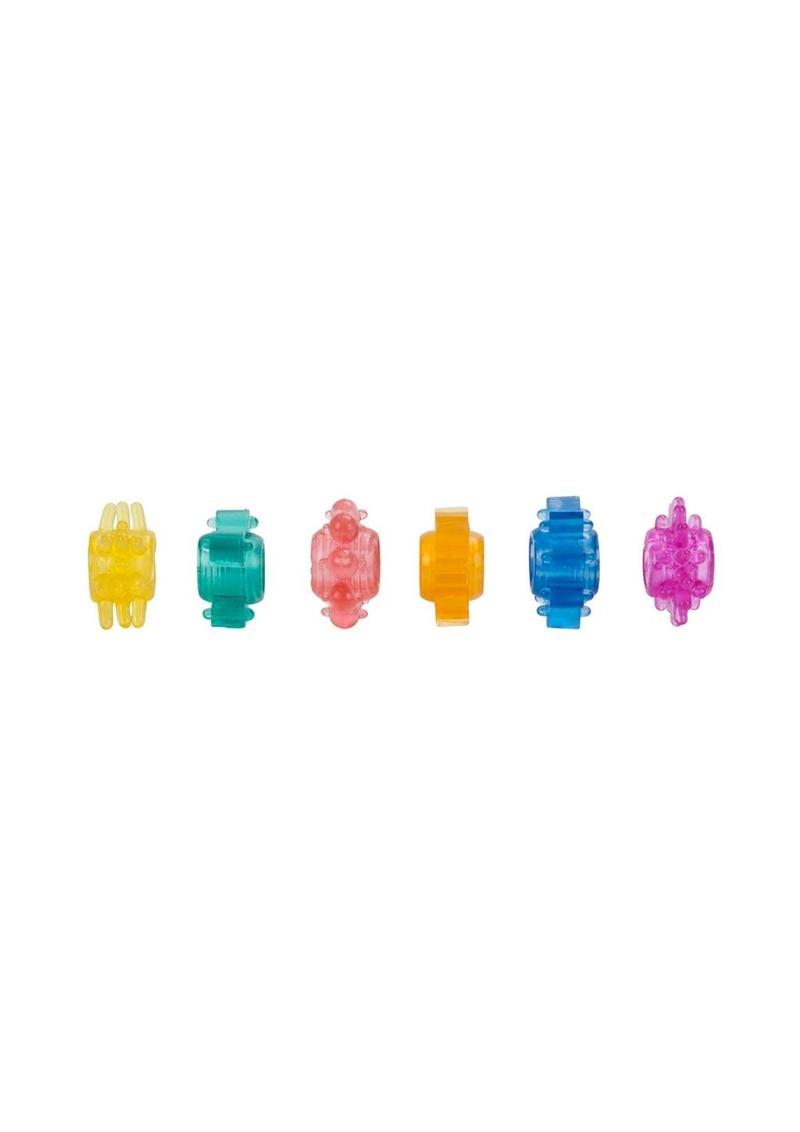 Senso 6-Pack Cock Rings – Assorted Textures