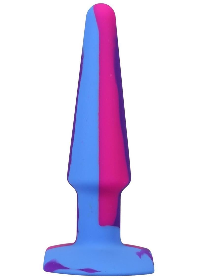 A-Play Groovy Silicone Anal Plug 5" - Fuchsia