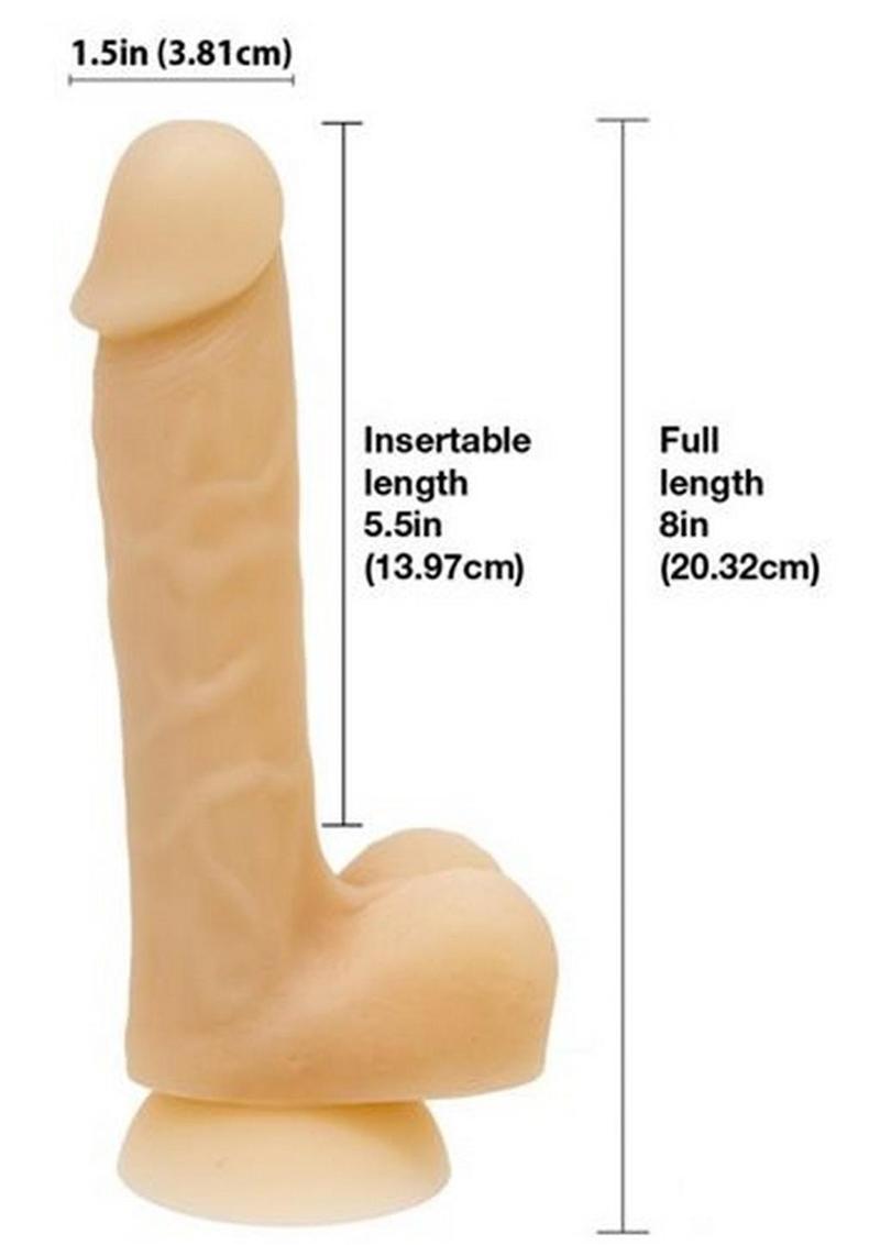Addiction David Bendable Dual-Density Silicone Dildo – 8in
