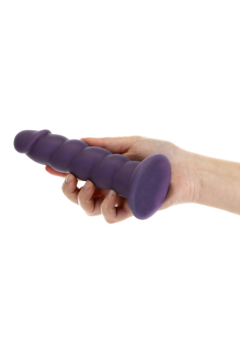 Addiction Fantasy Unicorn Silicone Dildo – Ribbed Textured