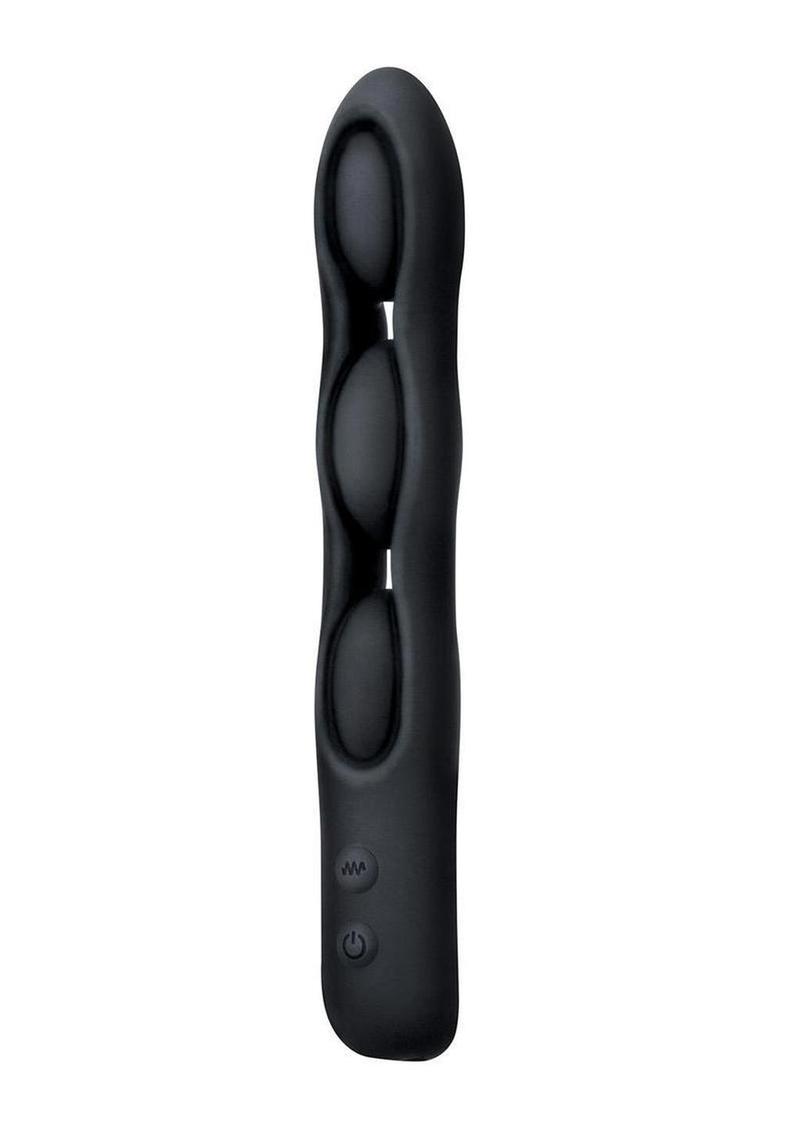 Bodywand Triple Play Tri-Vibe Rechargeable Bullet - Black