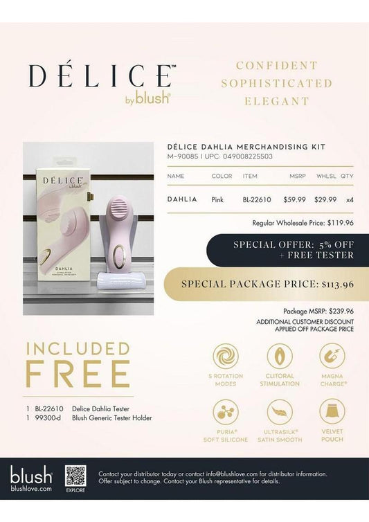 Delice Dahlia Merchandising Kit