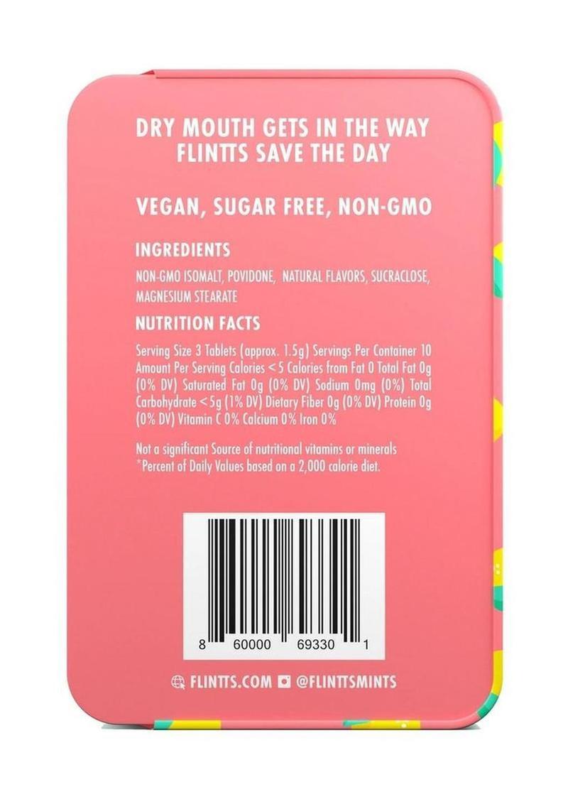 Flintts Mints Mouth Watering Oral Delights | Lemon