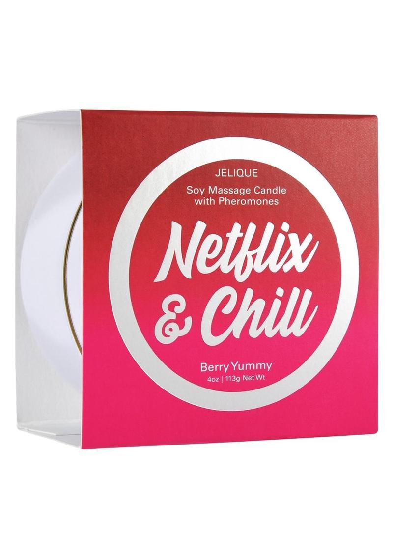Jelique Massage Candle - Pheromone Netflix & Chill Berry Yummy