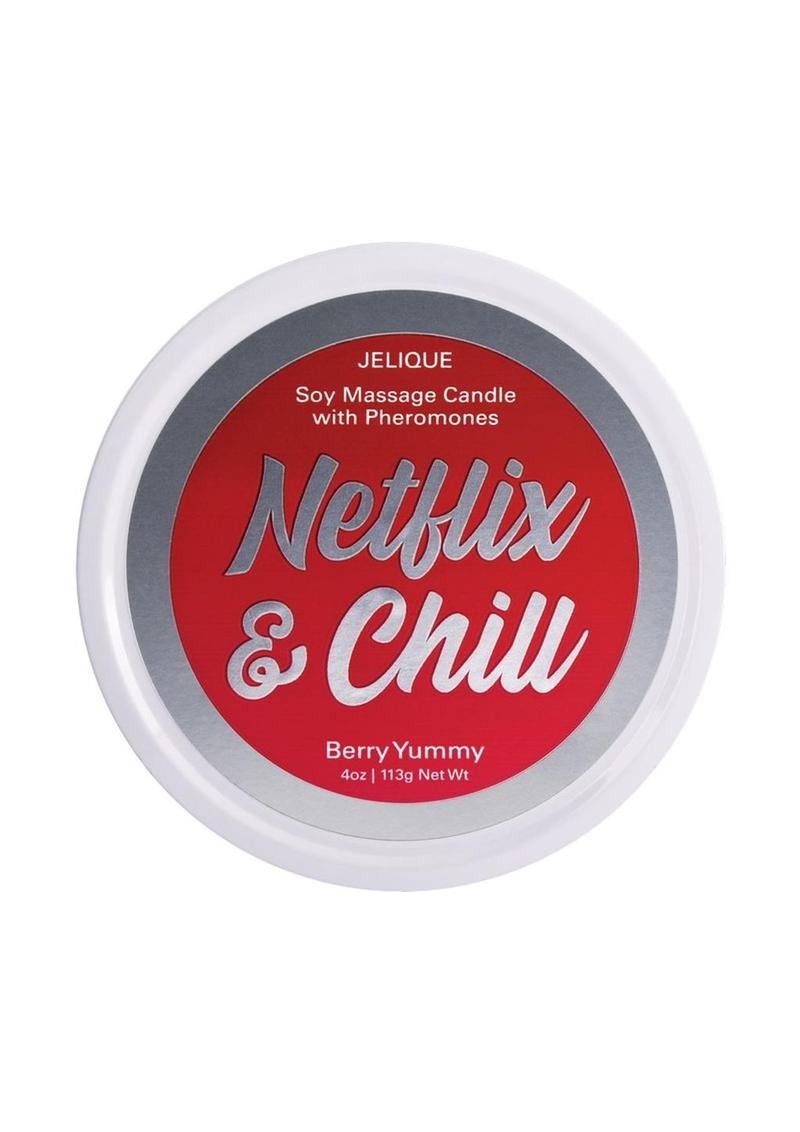 Jelique Massage Candle - Pheromone Netflix & Chill Berry Yummy
