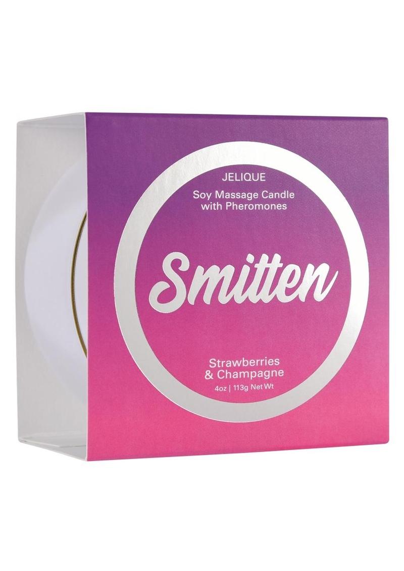 Jelique Massage Candle - Pheromone Smitten Strawberry & Champagne