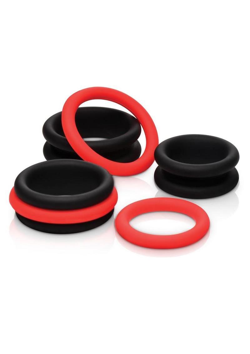 Jock Enhancers 2-In-1 Silicone Cock Ring Set of 3