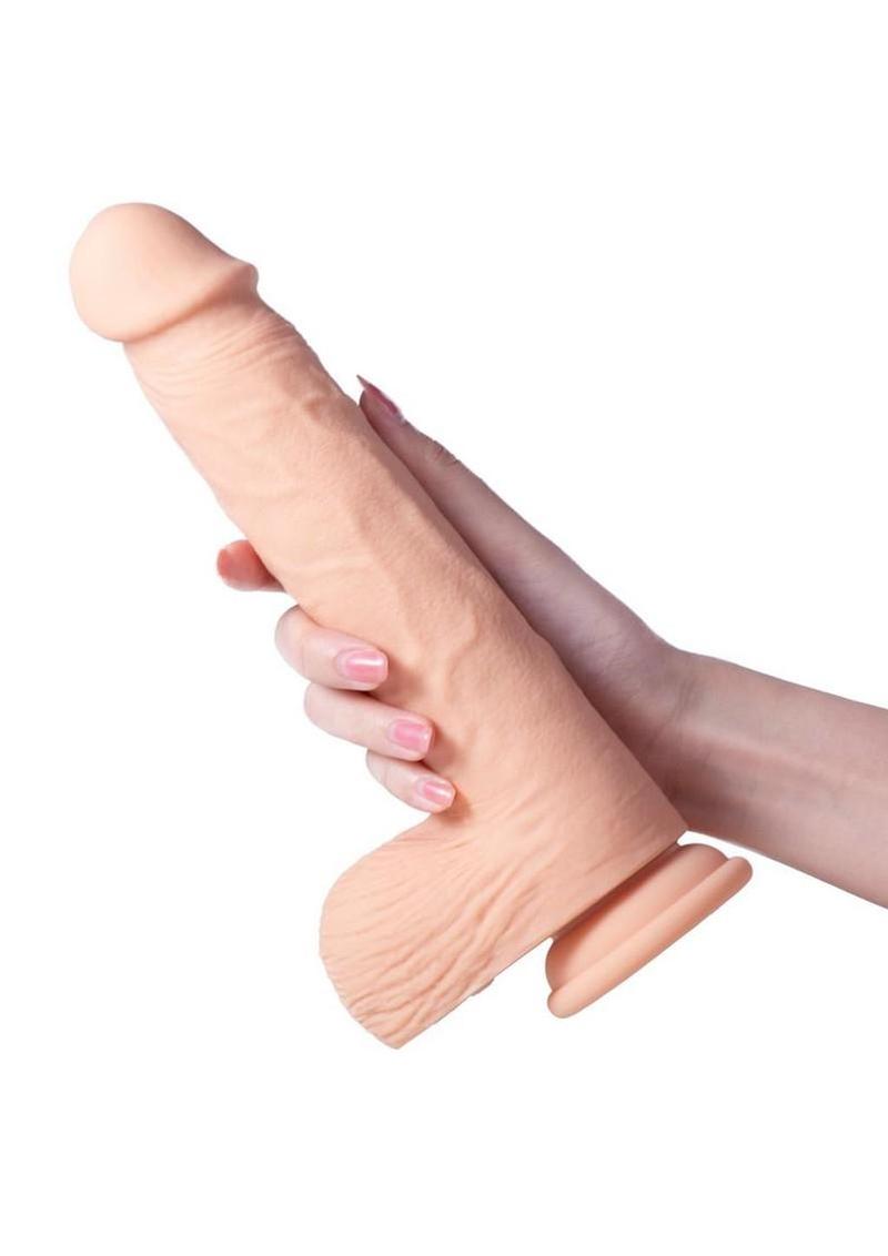 Kenzo App Controlled Big Realistic Thrusting Rechargeable Silicone Dildo