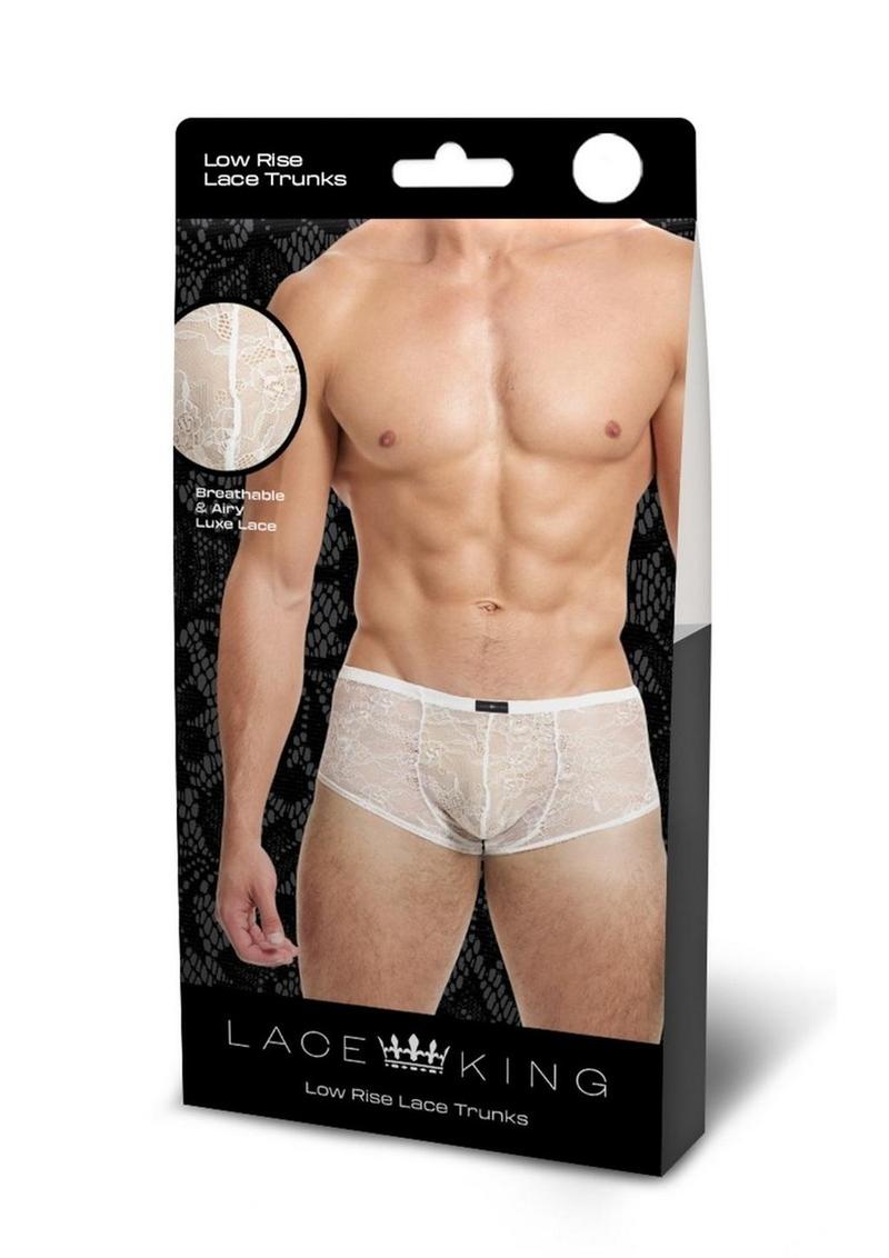 Lace King Lace Trunks - White - Large/XLarge