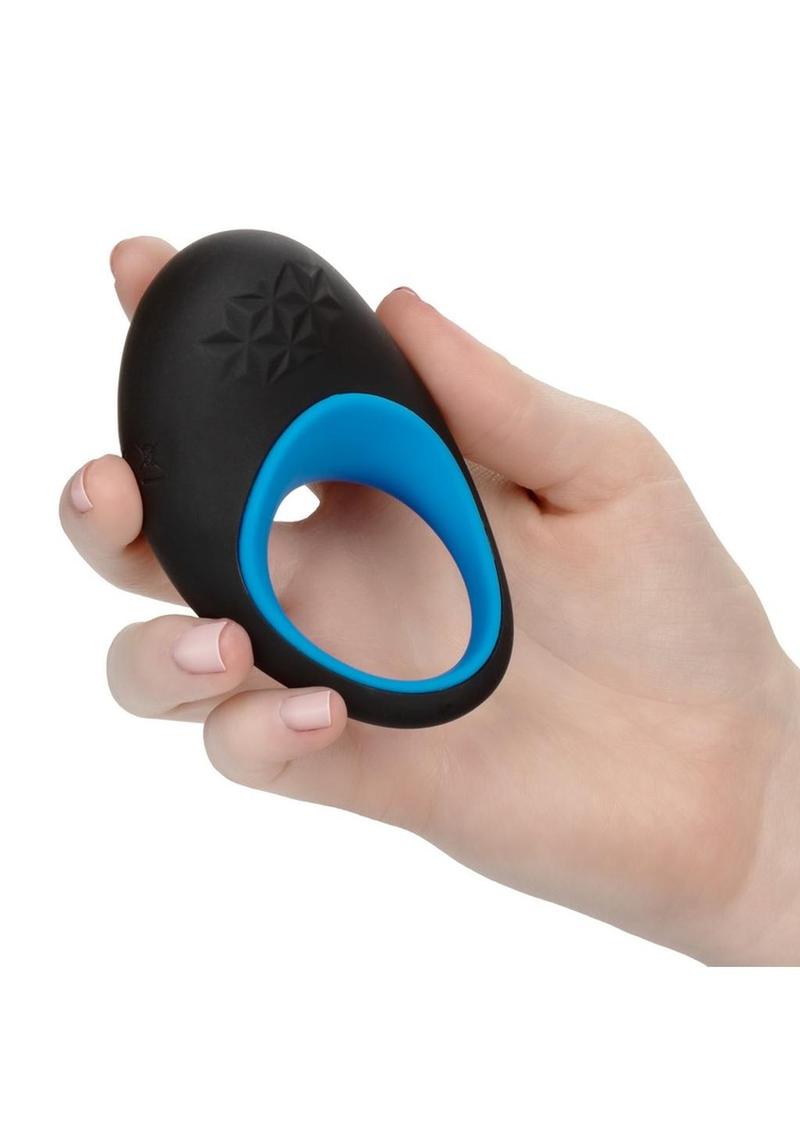Link Up Max Dual-Density Silicone Vibrating Cock Ring – 10 Functions