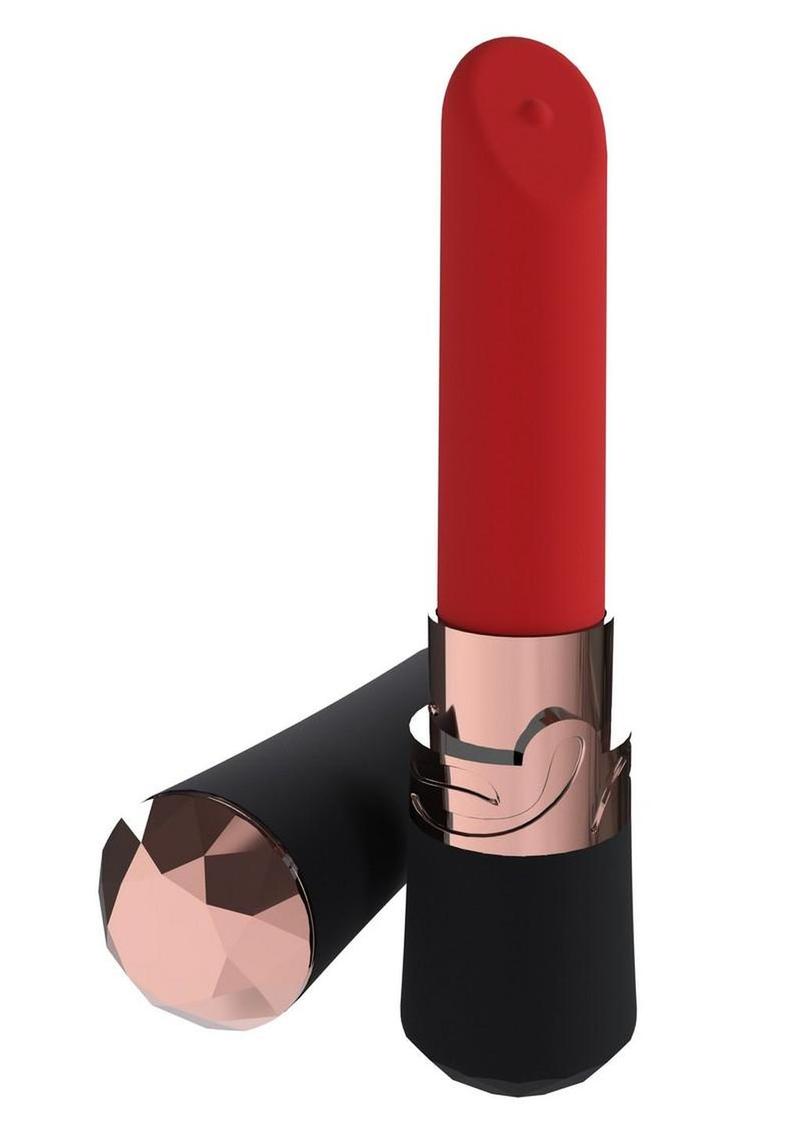 Loveline Dahlia 10 Function Silicone Lipstick Vibrator