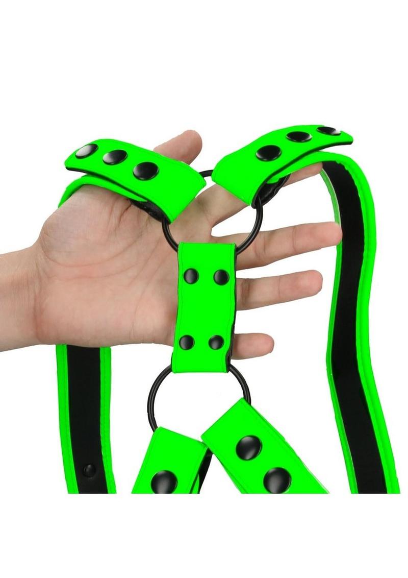 Ouch! Glow in the Dark Sling Harness – Bondage Body Harness