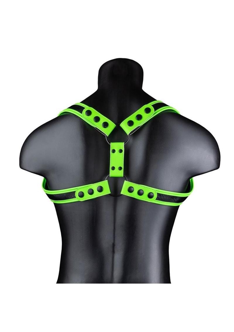 Ouch! Glow in the Dark Sling Harness – Bondage Body Harness