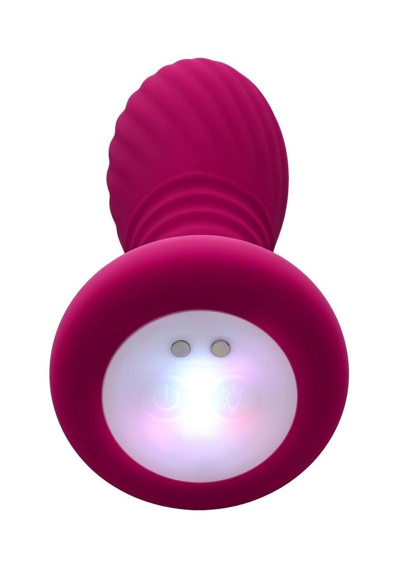 Evolved Party Plug Rechargeable Thrusting Light-Up Anal Plug