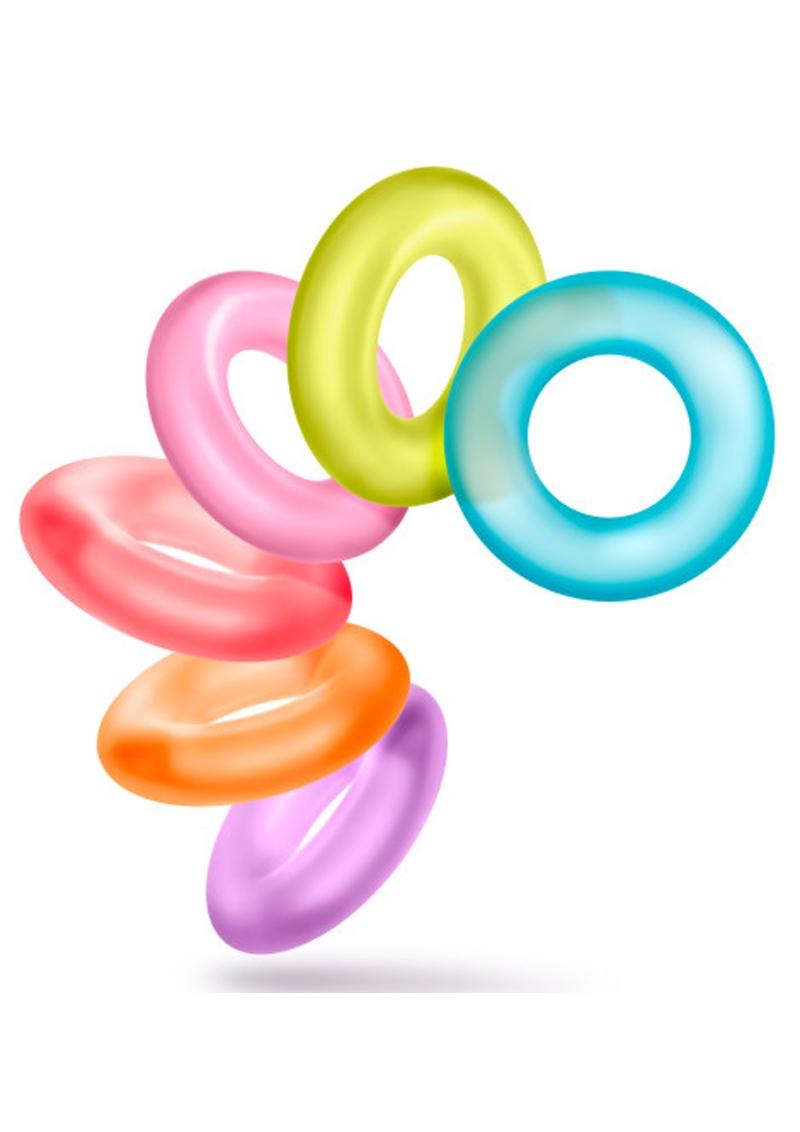 Play with Me King Of The Ring Cock Ring - Assorted Colors