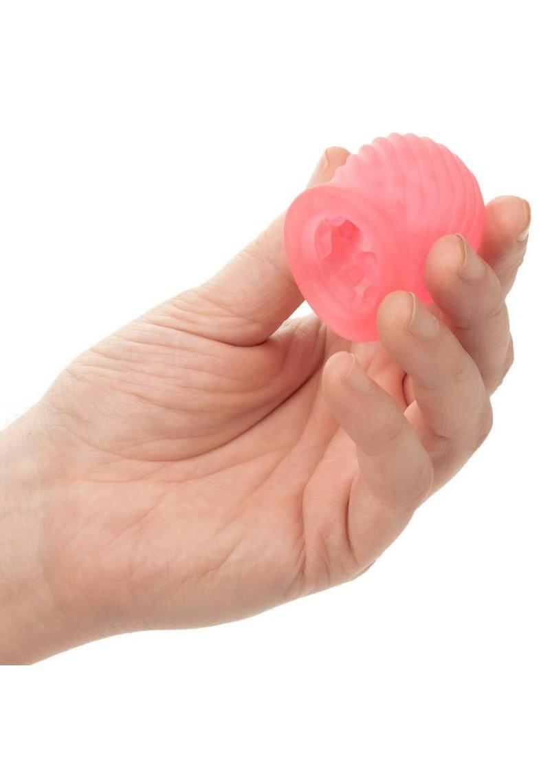 Pop Sock Tickler Reversible Textured Stroker