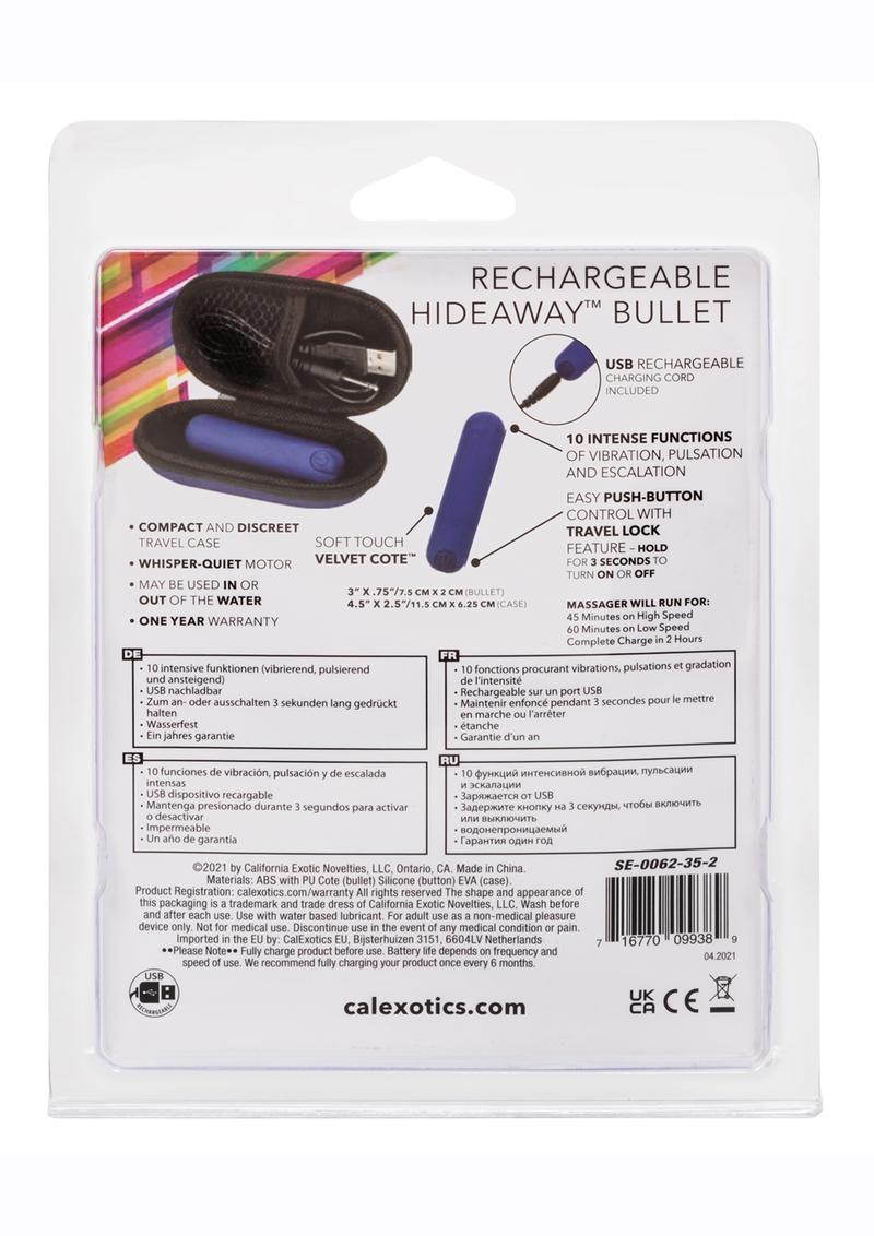 Rechargeable Hideaway Bullet Vibrator - Deluxe