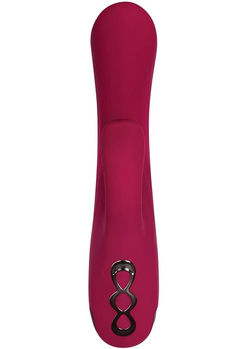 Red Dream Dual Motor Rechargeable Silicone Rabbit Vibrator