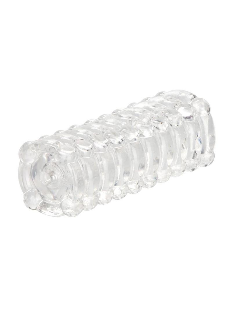 Ribbed Stroker — Soft Reversible Textured Masturbator Sleeve