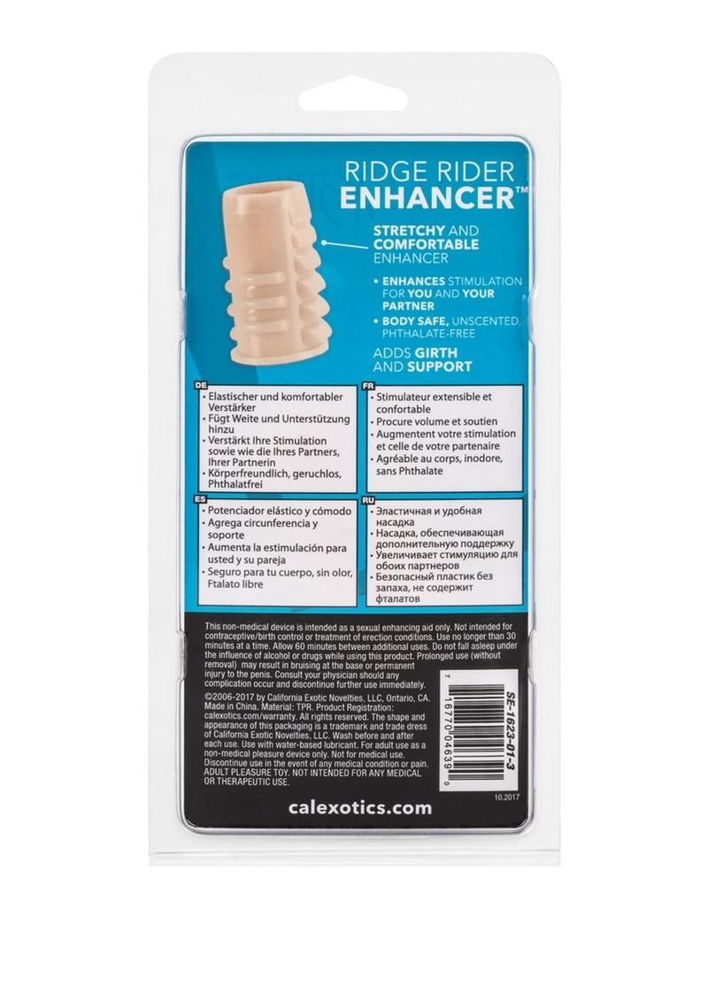 Ridge Rider Enhancer Sleeve — Phthalate-Free Girth & Texture