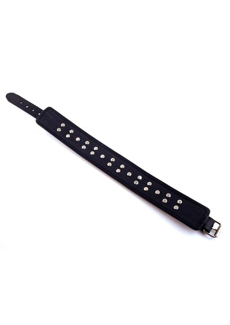 Rouge 5 D Ring Leather Collar