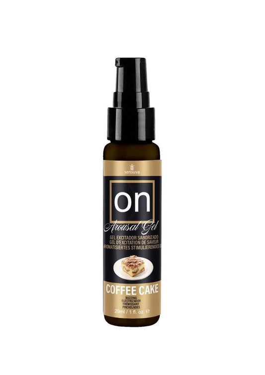Sensuva On Arousal Gel Water Base Coffee Cake Flavor - 1oz
