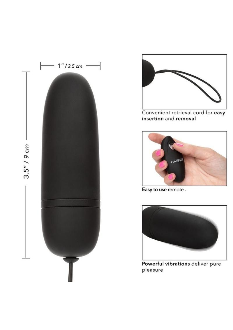 Silicone Bullet Vibrator with Long-Range Remote Control – 12 Functions
