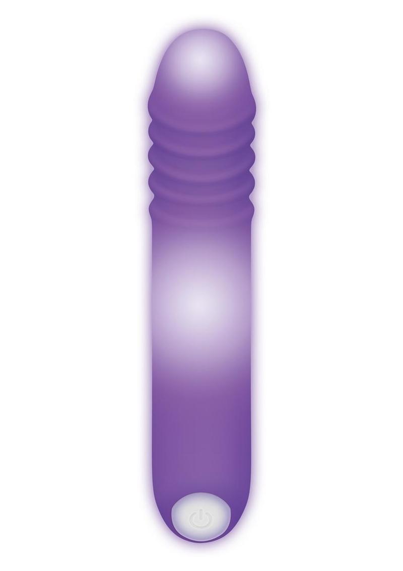 The G Rave Rechargeable Silicone G-Spot Light-Up Vibrator