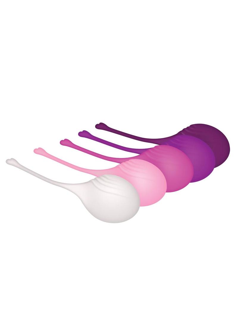 Tight and Delight Silicone Weighted Kegel Balls – 5-Piece Kit