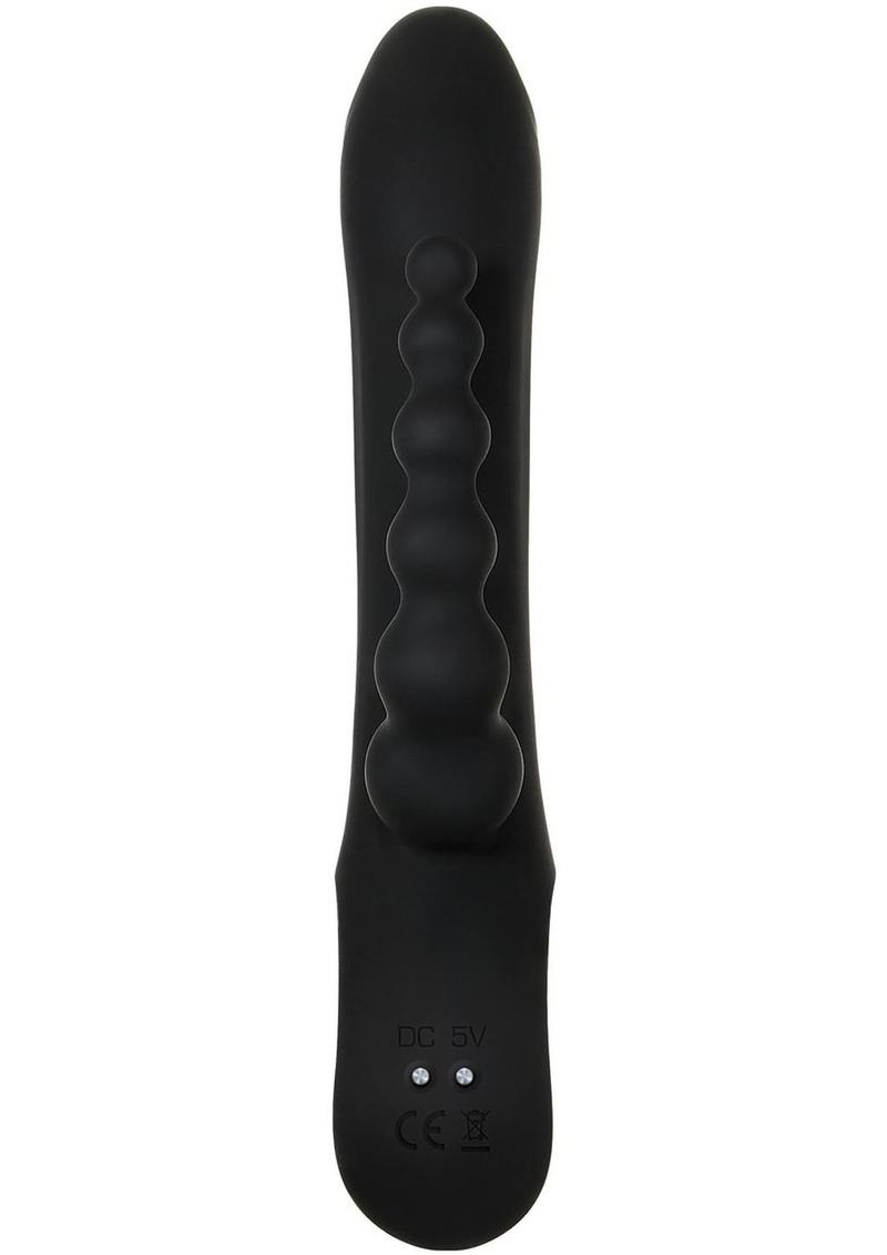Trifecta Rechargeable Silicone Triple-Stimulation Rabbit Vibrator
