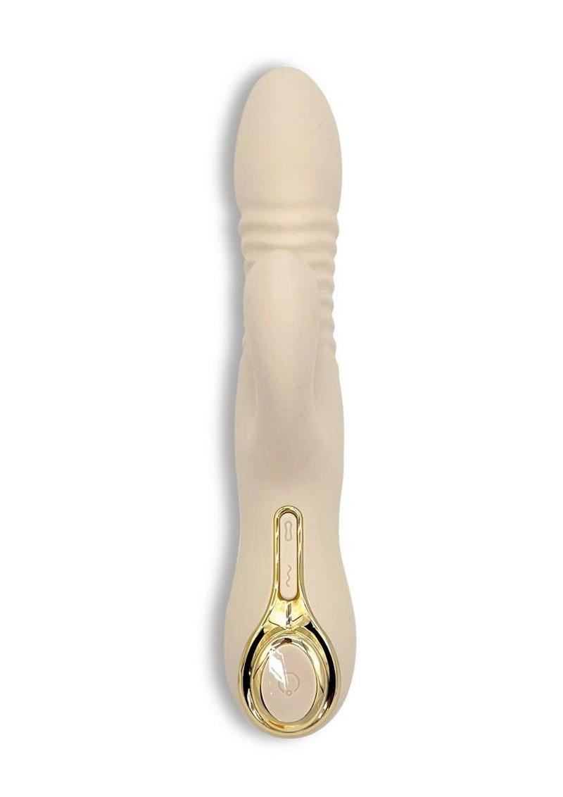 Velvet Gogo All-In-1 Thruster Rechargeable Silicone Dildo