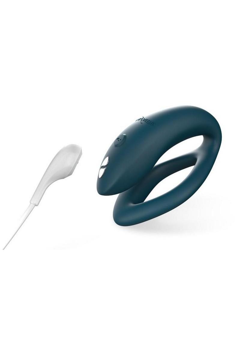 We-Vibe Sync O Rechargeable Silicone Couples Vibrator with Remote Control - Velvet