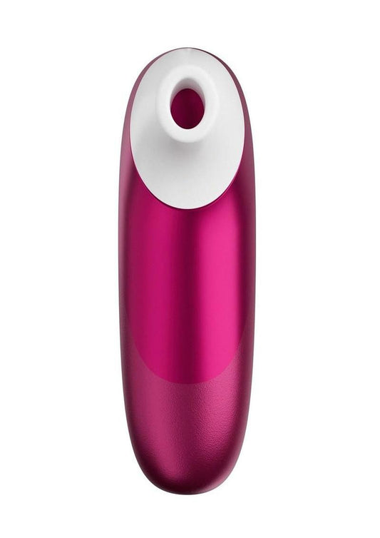 Womanizer Pleasure Air Pro Rechargeable Silicone Air Pulse Clitoral Vibrator - Vibrant - Pink